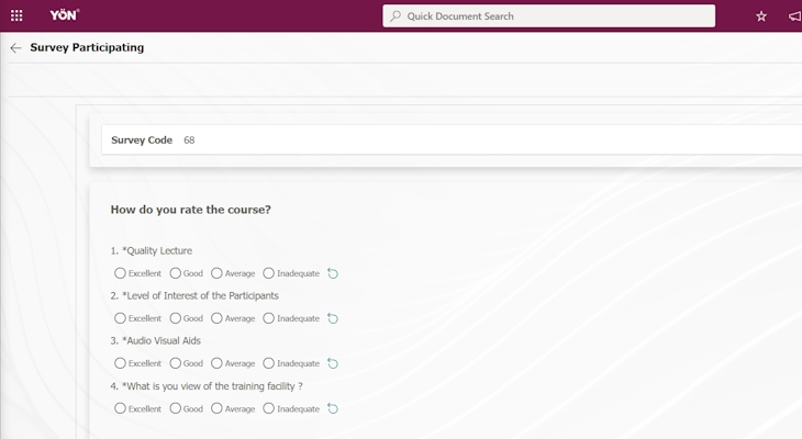 QDMS Survey Management Module